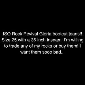 ISO Rock Revival Gloria bootcut jeans